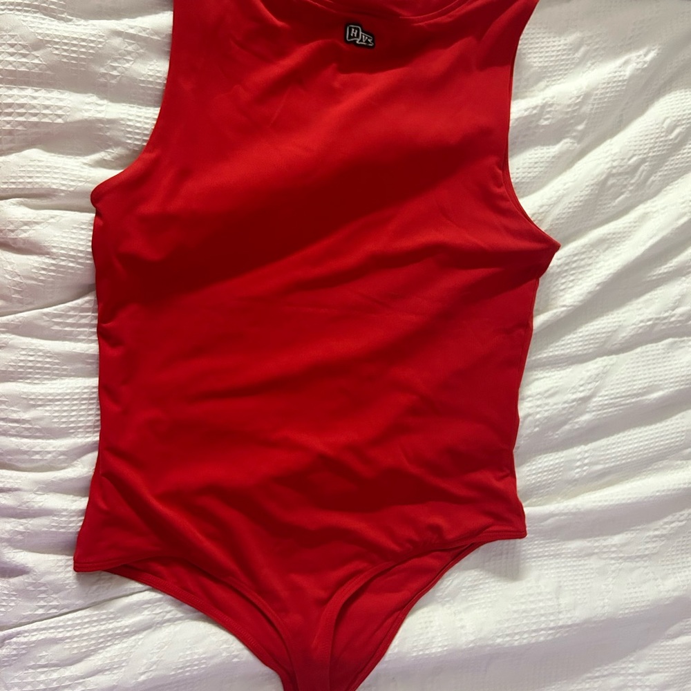 Red Bodysuit with 'R' Logo (Rutgers Merchandise) - Picture 2 of 2